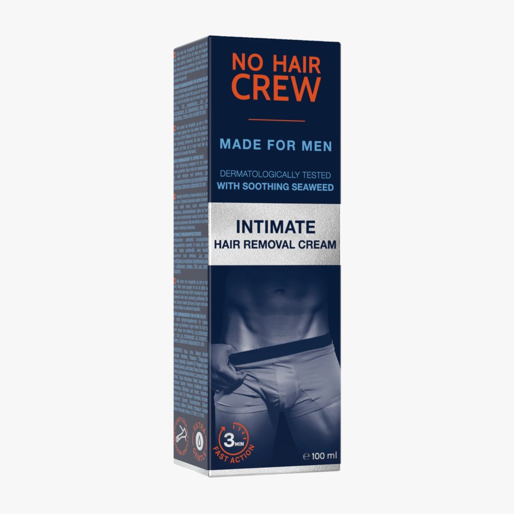 NO HAIR CREW Intimate Hair Removal Cream with Soothing Seaweed
