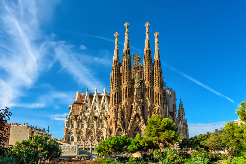 Basilica of the Sagrada Familia – Barcelona, Spain